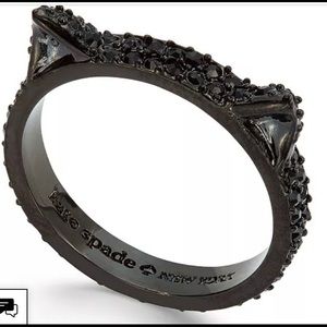 Kate Spade Black Cat Ring